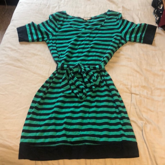 Banana Republic | Dresses | Navy And Green Striped Banana Republic Dress |  Poshmark